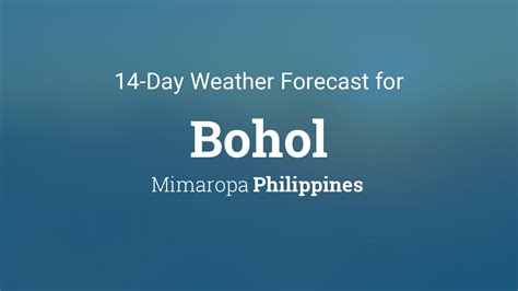 Dao, Bohol Weather Forecast and Conditions .